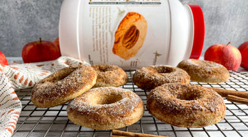 Apple Cider Protein Donuts