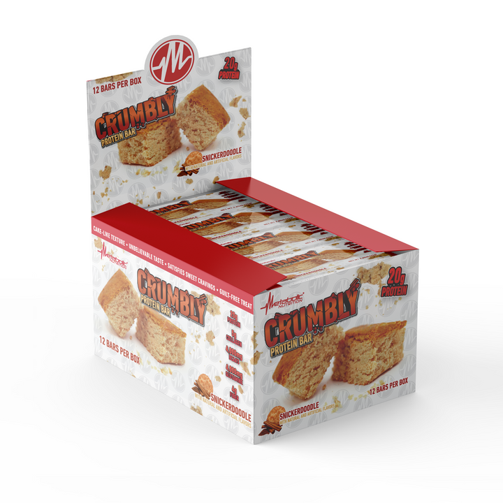 Crumbly Protein Bar Box of 12 - Snickerdoodle