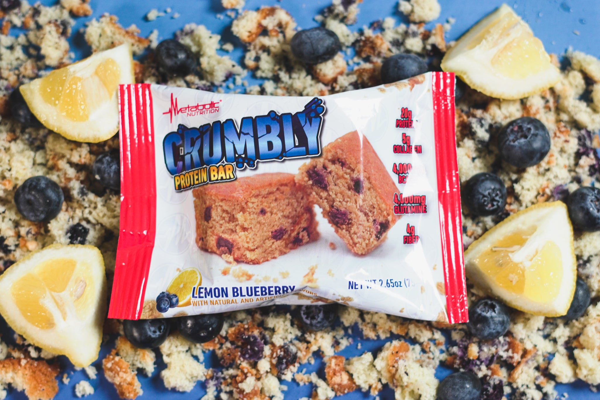 Crumbly Protein Bar - Lemon Blueberry