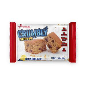 Crumbly Protein Bar Box of 12 - Lemon Blueberry