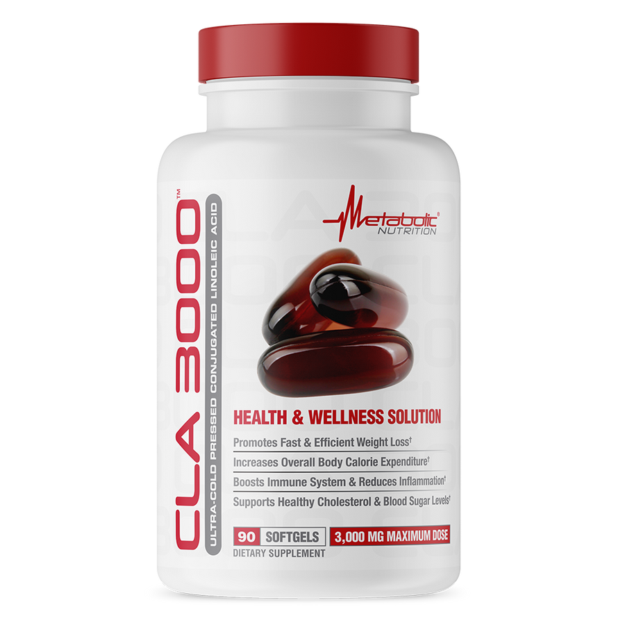 CLA 3000, 90 softgels. Ultra Cold Pressed Conjugated Linoleic Acid. Health and Wellness Solution.