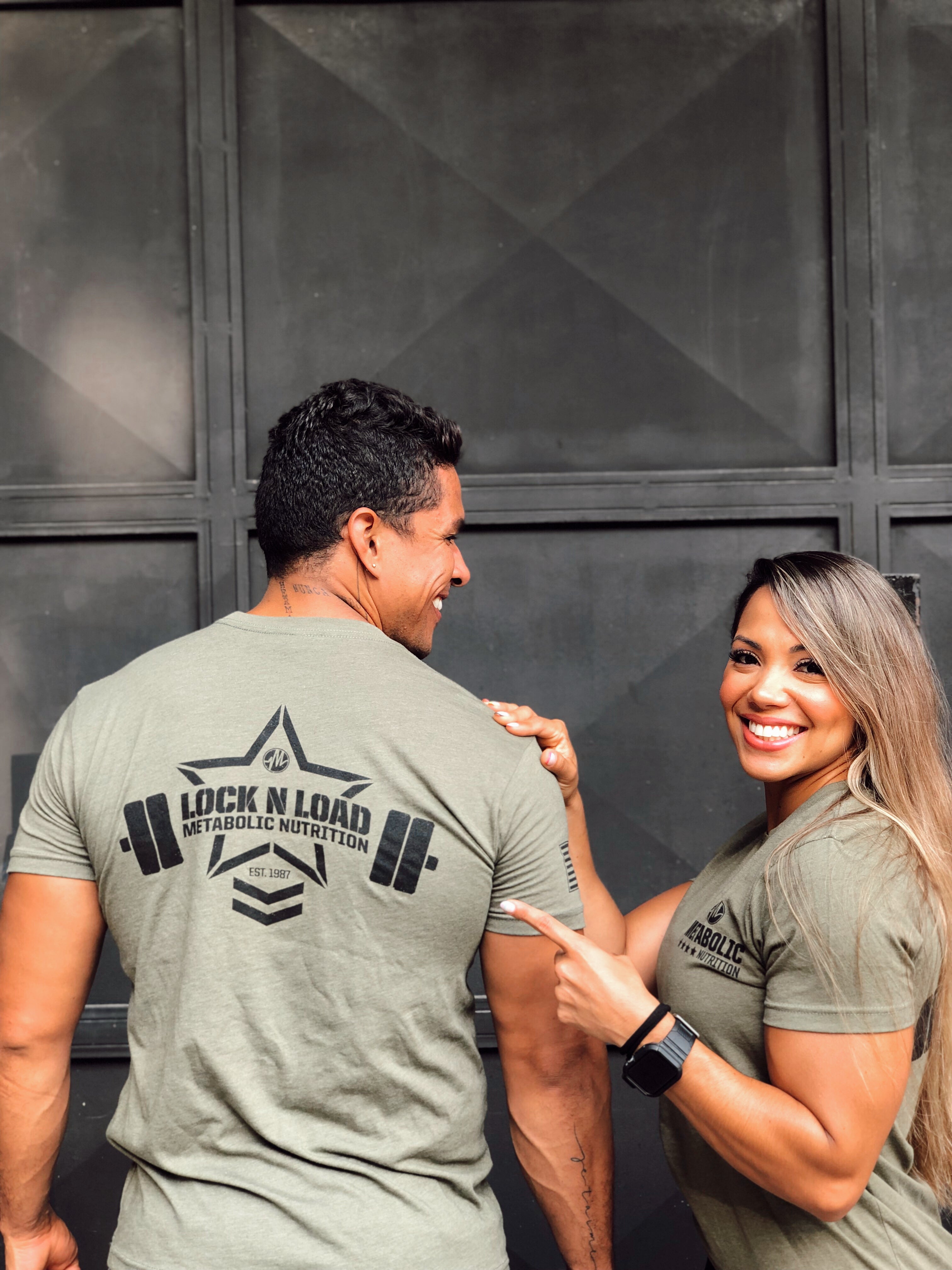 Lock N Load T Shirt ( Military Green )