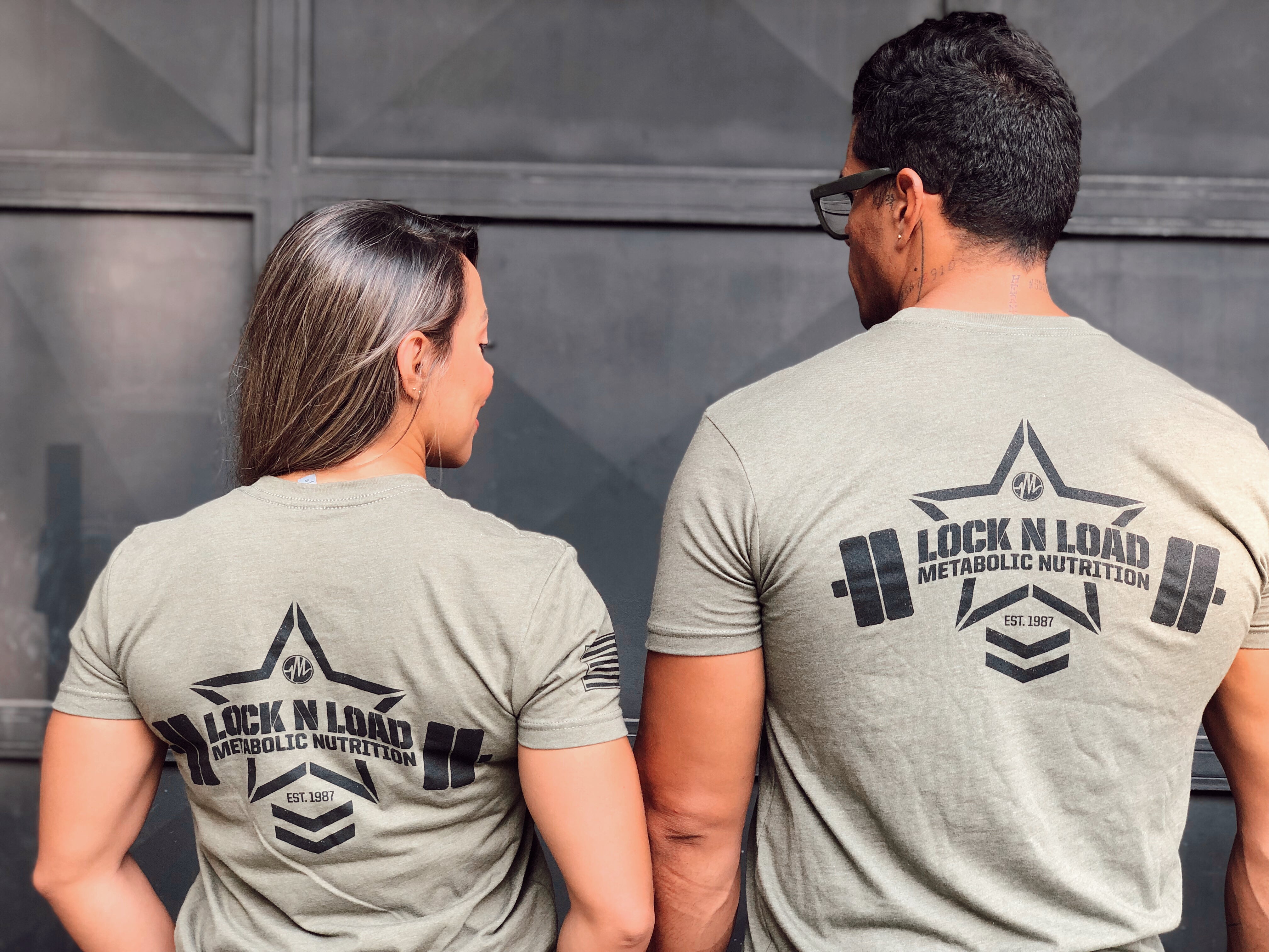 Lock N Load T Shirt ( Military Green )
