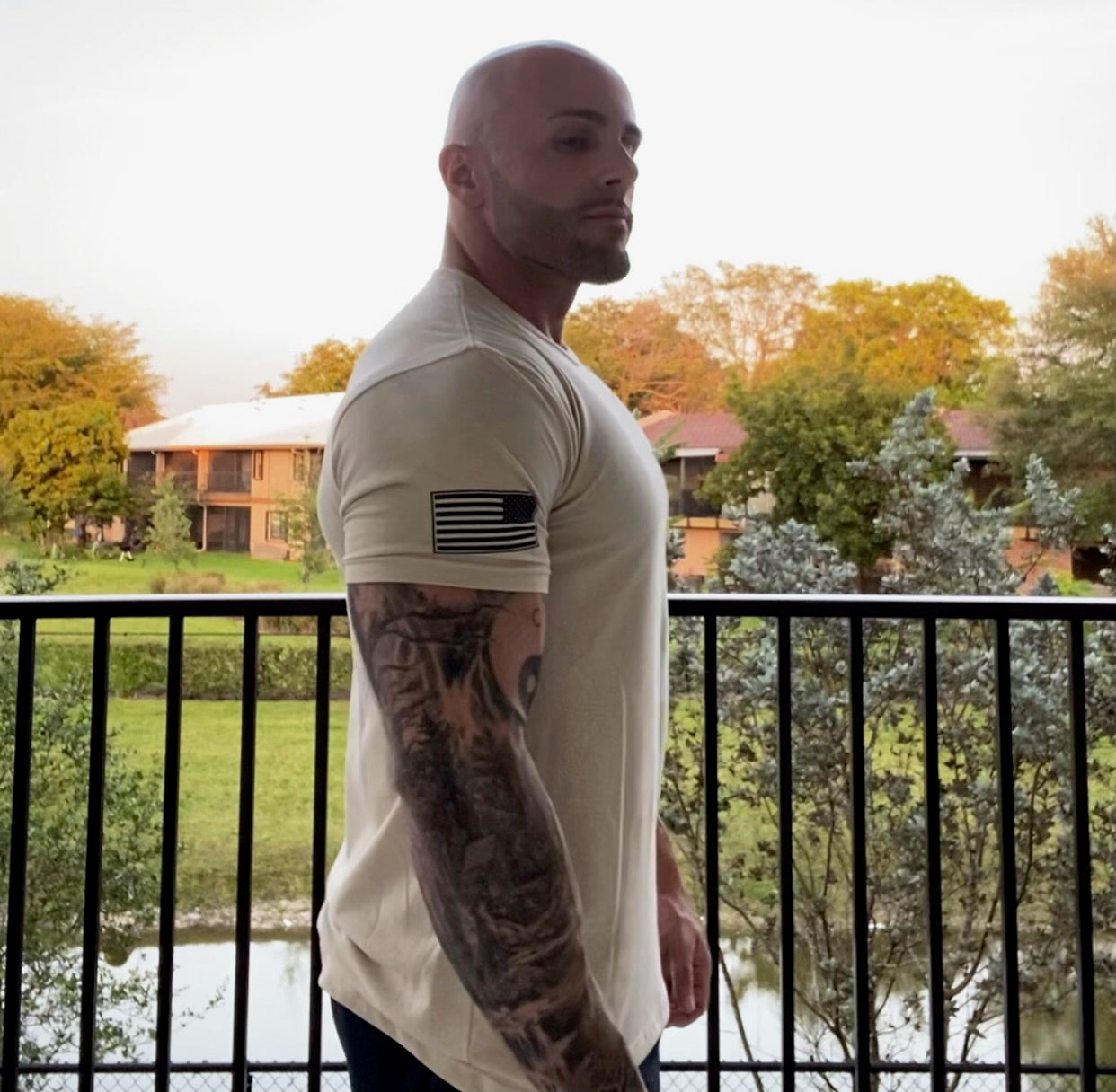 Lock N Load T Shirt ( Military Sand )